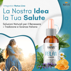 RELAX GOCCE - Integratore con Propoli, Camomilla, Melissa e Lavanda 30ml NATUSLINE
