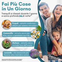 RELAX GOCCE - Integratore con Propoli, Camomilla, Melissa e Lavanda 30ml NATUSLINE