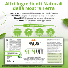 SLIMVIT - Drenaggio e Benessere - Integratore Alimentare NATUSLINE