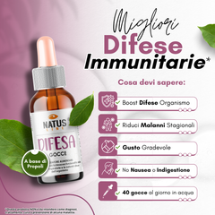 DIFESA GOCCE - Integratore Digestivo Naturale - 30ml NATUSLINE