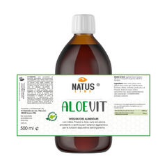 ALOEVIT - Digerente e Depurativo - Integratore Alimentare con Miele, Propoli e Aloe Vera - 500ml NATUSLINE