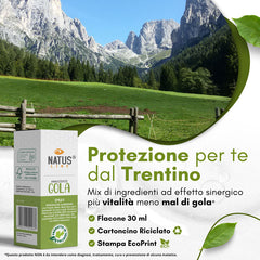 GOLA SPRAY ANALCOLICO - Benessere Naturale per Naso e Gola 30ml NATUSLINE