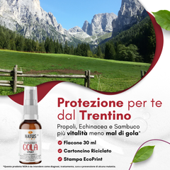 SPRAY IDROALCOLICO GOLA - Benessere delle vie respiratorie 30ml NATUSLINE