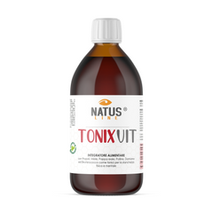 TONIXVIT energia naturale- Integratore con Miele, Propoli, Pappa Reale, Polline e Damiana - 500ml NATUSLINE