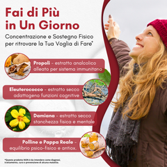 TONIXVIT energia naturale- Integratore con Miele, Propoli, Pappa Reale, Polline e Damiana - 500ml NATUSLINE