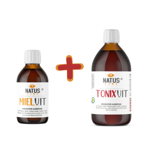 Kit Energy Tonixvit 500ml + Mielvit 200ml NATUSLINE